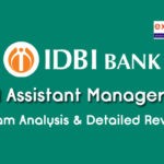 IDBI Assistant Manager Exam Analysis 2019