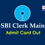 SBI Clerk Mains Admit Card 2021