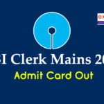 SBI Clerk Mains Admit Card 2019