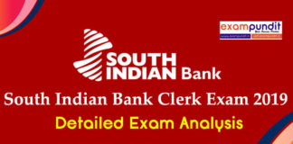 South Indian Bank Exam Analysis