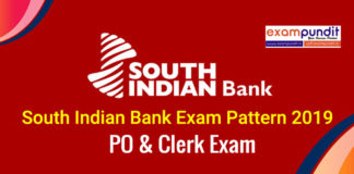 South Indian Bank Exam Pattern