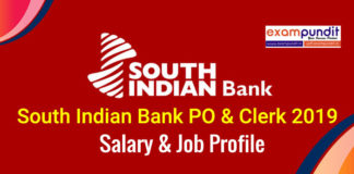 south indian bank po salary