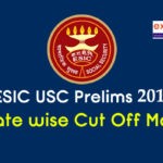 ESIC UDC Cut Off 2019