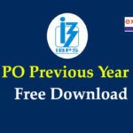 IBPS PO Previous Year Question Paper