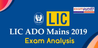 LIC ADO Mains Exam Analysis 2019