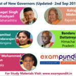 Updated Chief Ministers and Governors of Indian States