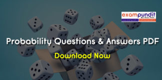 Probability Questions and Answers PDF