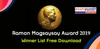 Ramon Magsaysay Award 2019 PDF