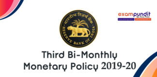 Third Bi Monthly Monetary Policy 2019-20