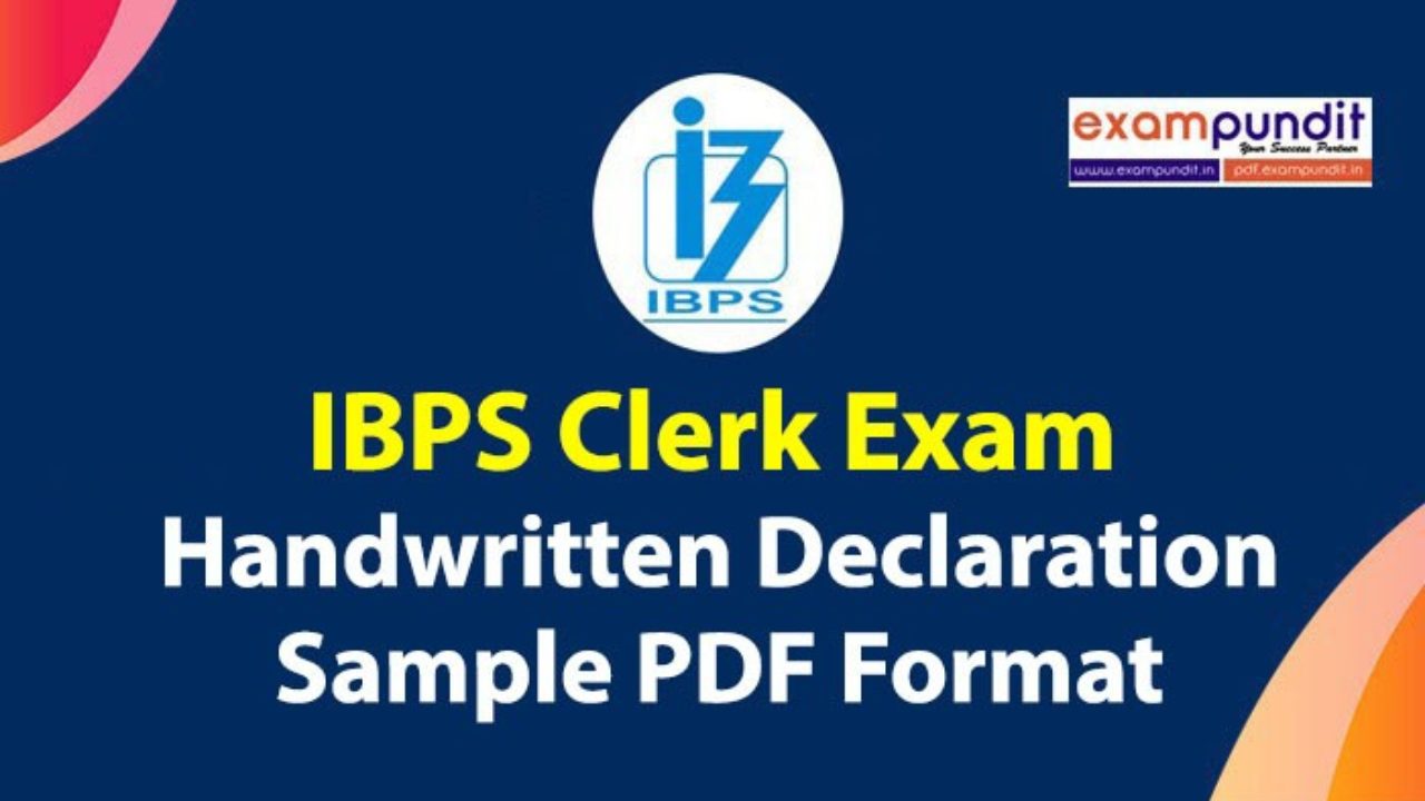 19++ Bank exam declaration form ideas