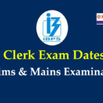 IBPS Clerk Exam Date 2019