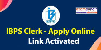IBPS Clerk Apply Online 2020