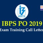 IBPS PO 2019 Pre-Examination Training Call Letter Out