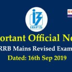 IBPS RRB Mains 2019 Revised Exam Dates