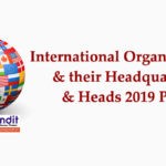 International Organizations and their Headquarters