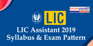 LIC Assistant Syllabus and Exam Pattern