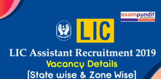 LIC Assistant Vacancy 2019