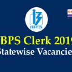 ibps clerk 2019 state wise vacancy