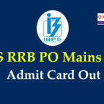 IBPS RRB PO Mains Admit Card 2019 Out