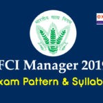 FCI Manager Exam Pattern & Syllabus 2019