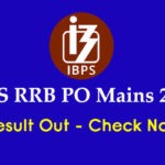 IBPS RRB PO Mains Result 2019