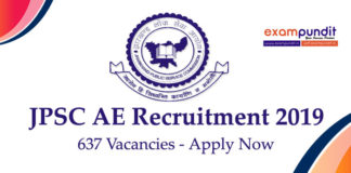 JPSC AE Recruitment 2019