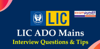 LIC ADO Interview Questions PDF