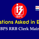 Questions Asked in IBPS RRB Clerk Mains 2021