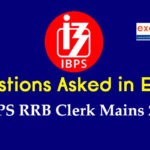 Questions Asked in IBPS RRB Clerk Mains 2019