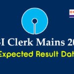 SBI Clerk Mains Result 2019 Expected Date