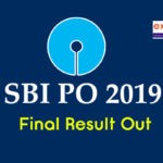 SBI PO 2019 Final Result Out