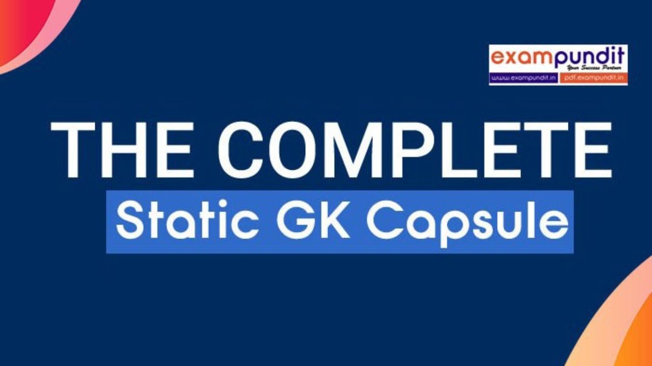 Static GK PDF 2021 for Bank, SSC 