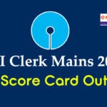 SBI Clerk Mains Score Card 2019