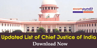 Chief Justice of India List