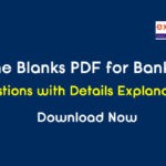 Fill in the Blanks PDF for Bank Exams