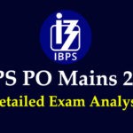 IBPS PO Mains Exam Analysis 2019