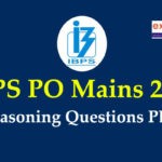 IBPS PO Mains Reasoning Questions PDF