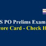 IBPS PO Prelims Score Card 2020