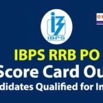 IBPS RRB PO Score Card 2019