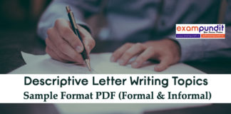 Letter Writing for Competitive Exams PDF