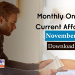 Monthly One Liner Current Affairs PDF November 2019