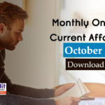 Monthly One Liner Current Affairs PDF October 2019