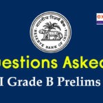 Questions Asked in RBI Grade B Prelims Exam