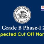 RBI Grade B Expected Cut Off 2019