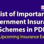 List of Government Insurance Schemes 2019