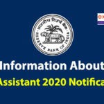 RBI Assistant 2020 Notification