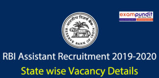 RBI Assistant Vacancy 2019-2020