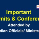 Important Summits and Conferences attended by Indian Ministers