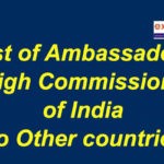 Ambassadors and High Commissioners of India to Other countries
