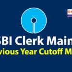 SBI Clerk Mains Previous Year Cut Off